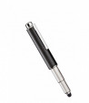 Stylo à Bille Otto Hutt Design 05 Laqué Noir fermé avec stylet apparent Stylo à Bille Otto Hutt Design 05 Laqué Noir fermé avec stylet apparent