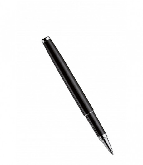 Roller Otto Hutt Design 01 Capuchon Argent Massif Ligné Corps laqué noir Roller Otto Hutt Design 01 Capuchon Argent Massif Ligné Corps laqué noir